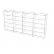 Bookshelf Open 4 Sections 